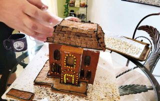 New England Innkeeper’s Phantom Manor Gingerbread House