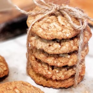 Coconut Toffee Oatmeal Cookies Recipe by New England Innkeeper